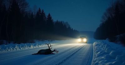 Trzy kolizje z dziką zwierzyną w powiecie rawskim